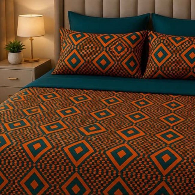 Set de lit motifs africains