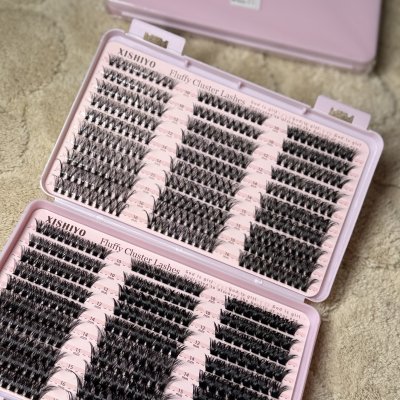 XISHIYO Fluffy Cluster Lashes - Boîte cils